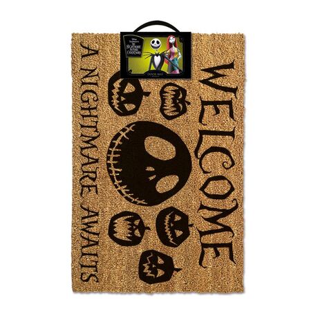 Nightmare Before Christmas Doormat -  A Nightmare Awaits 40x60cm
