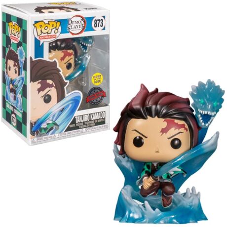 Pop! Tanjiro w/ Dragon (Gw/Trl) - Demon Slayer #873