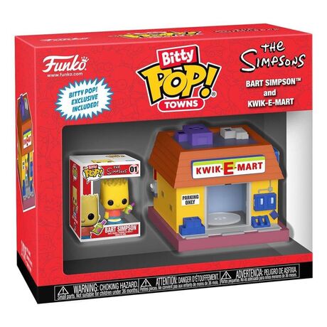 Bitty POP! Towns: Bart Simpson and Kwik-E-Mart - The Simpsons