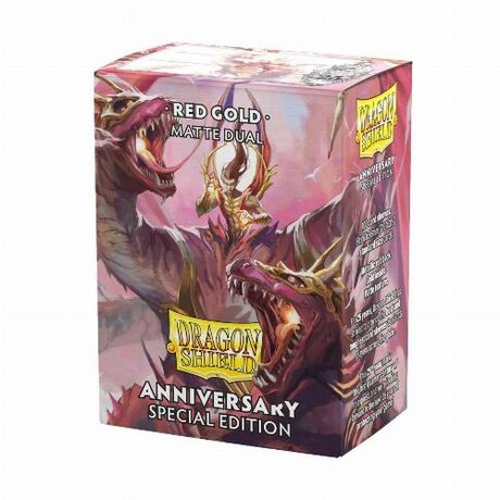 Dragon Shield Dual Red/Gold Special Edition Sleeves