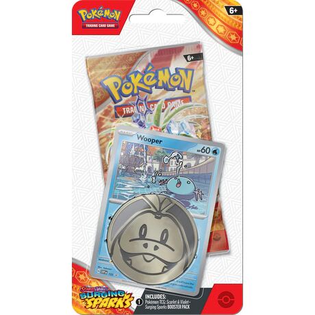 Scarlet & Violet 8 Surging Checklane Blister - Wooper