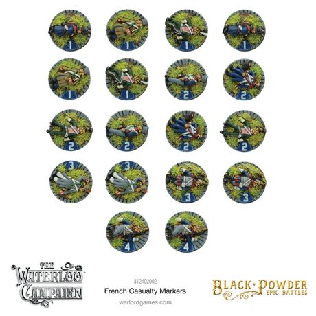 Napoleonic French Casualty Markers Epic