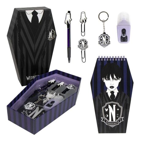 Wednesday Stationary - Set 6 Pieces