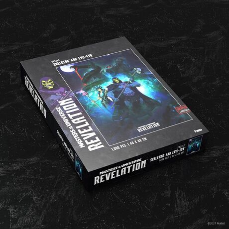 Jigsaw Puzzle Skeletor and Evil-Lyn - Masters of the Universe (1000 pieces)
