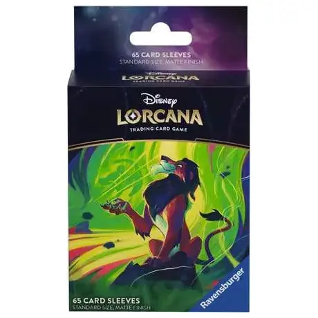 Disney Lorcana Card Sleeves Scar (65)