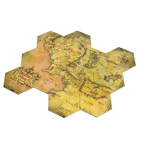 Lord of the Rings: Middle-Earth Hex Map Coasters
