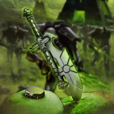 Warhammer 40000: Necron Hyperphase Sword Bottle Opener