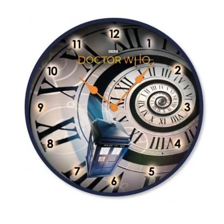 Doctor Who (Time Spiral) Clock