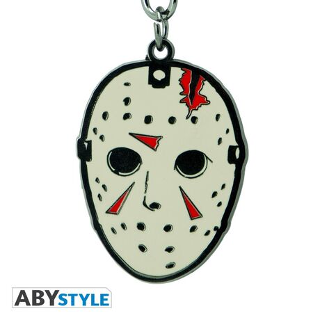 Friday The 13th Mask Metal Keychain