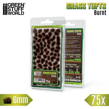 Grass Tufts XXL 6MM Burnt