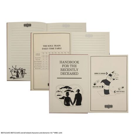 Beetlejuice Notebook - Handbook for the Recently Deceased