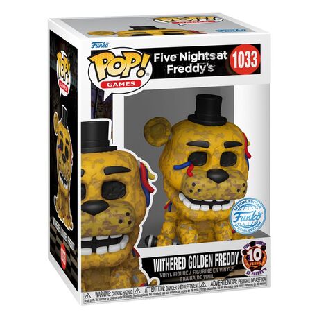 Pop! Withered Golden Freddy - Five Nights at Freddy's #1033