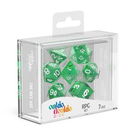 Oakie Doakie Rpg Dice Translucent Green