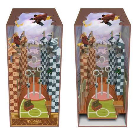 Harry Potter Tiny Adventures Book Nook Mini Diorama Quidditch Pitch 23 cm