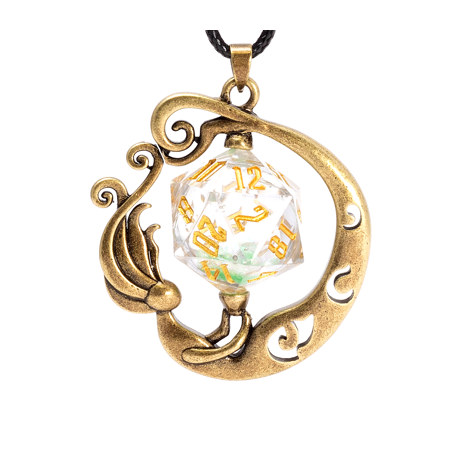 Mermaid D20 Necklace - Sirius Dice