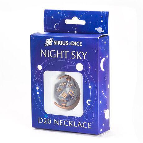 Night Sky D20 Necklace - Sirius Dice
