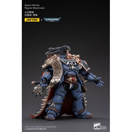 Ragnar Blackmane - Space Wolves Warhammer 40K Action Figure 1/18 13cm