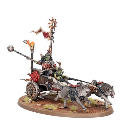 Gloomspite Gitz: Snarlboss on War-Wheela