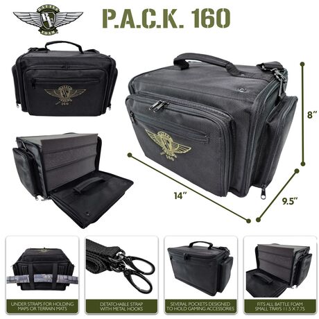P.A.C.K. 160 Magna Rack Sliders Load Out (Black)