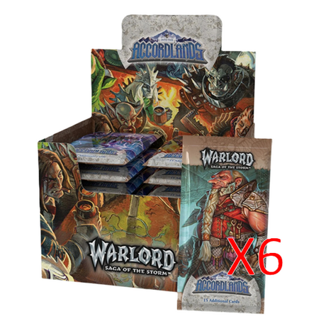 Warlord: Saga of the Storm - Into the Accordlands Booster Case (6 Displays)