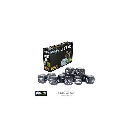 Bolt Action: Orders Dice Pack - Black