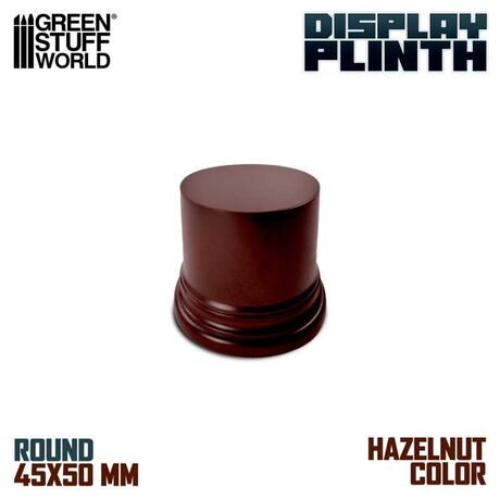 Round Display Plinth 4,5cm Hazelnut