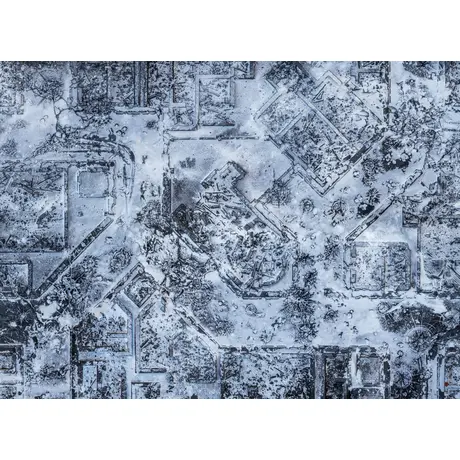 Winter Warzone Gaming Mat - 44"'x60"