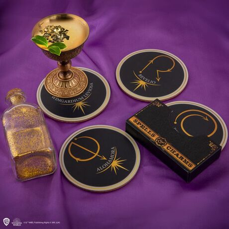 Harry Potter Coaster 4-Pack Spells & Charms