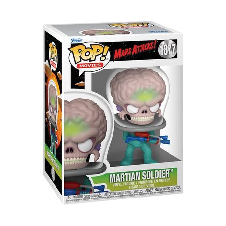Pop! Alien Soldier with Atomic Ray - Mars Attacks #1877