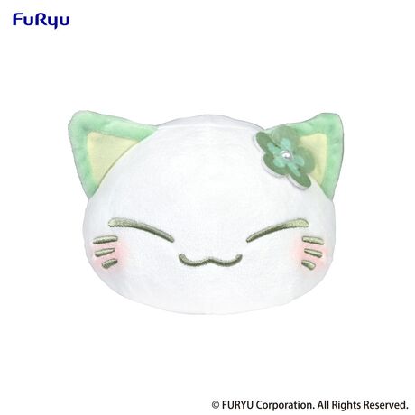 Nemuneko Cat Plush Figure Green 18cm