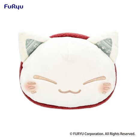Nemuneko Cat Plush Red Scarf 30cm