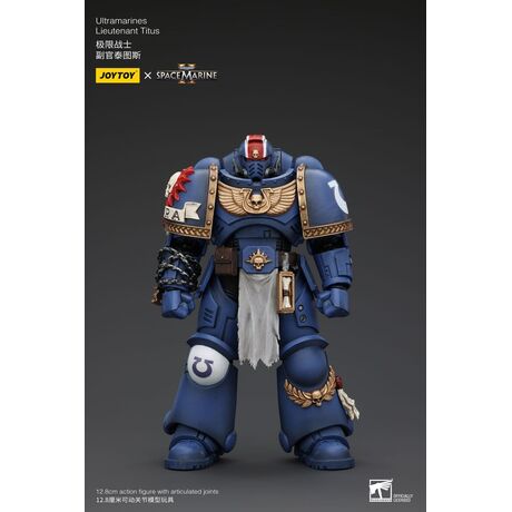 Ultramarines Lieutenant Titus 40K Action Figure 13cm