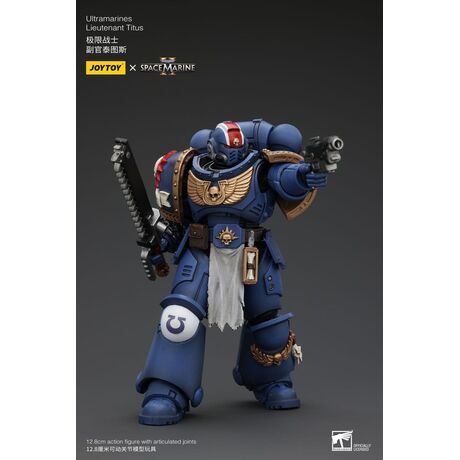 Ultramarines Lieutenant Titus 40K Action Figure 13cm