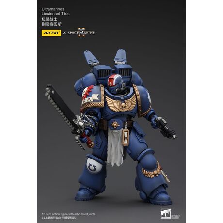 Ultramarines Lieutenant Titus 40K Action Figure 13cm