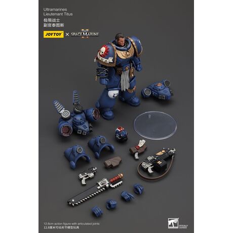 Ultramarines Lieutenant Titus 40K Action Figure 13cm