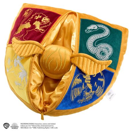 Harry Potter Hogwarts Crest and Golden Snitch Plush