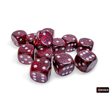 Silver Volcano - Speckled 16mm D6 (12)