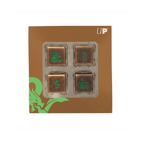 Heavy Metal Fall 21 Copper and Green Dice Set - UP