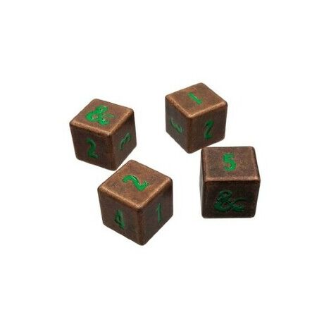 Heavy Metal Fall 21 Copper and Green Dice Set - UP