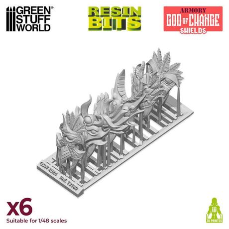 3D Printed Armory - God of Change Shields (X6)