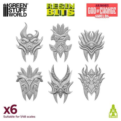 3D Printed Armory - God of Change Shields (X6)