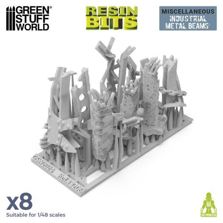 3D Printed - Industrial Metal Beams