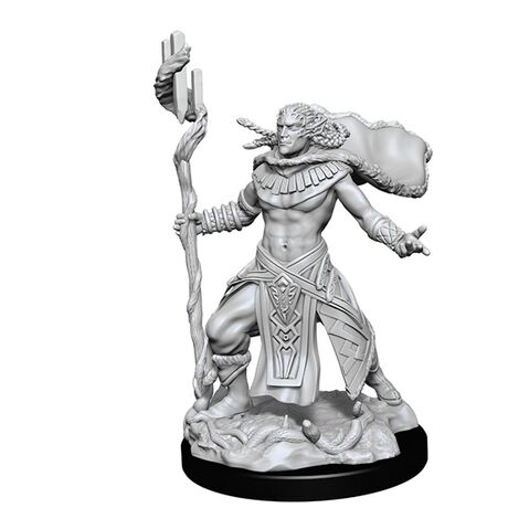 MTG Miniatures: Elf Fighter & Elf Cleric