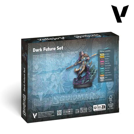Dark Future Paint Set by Squidmar (12 Colors + Figure)