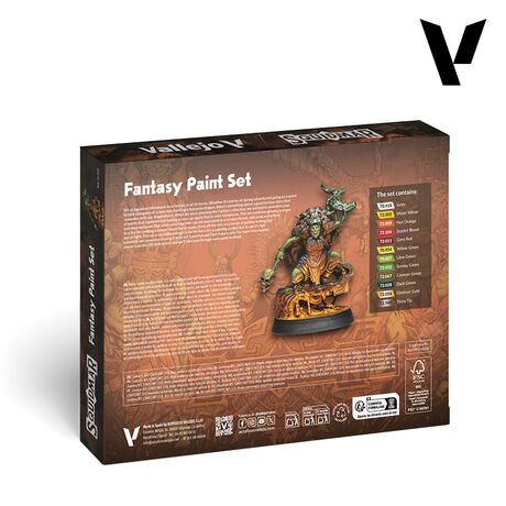 Fantasy Paint Set by  Squidmar (12 Colors + Figure)