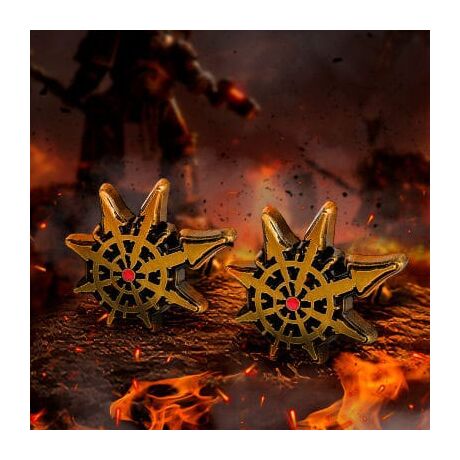 Chaos Cufflinks - Warhammer 40K