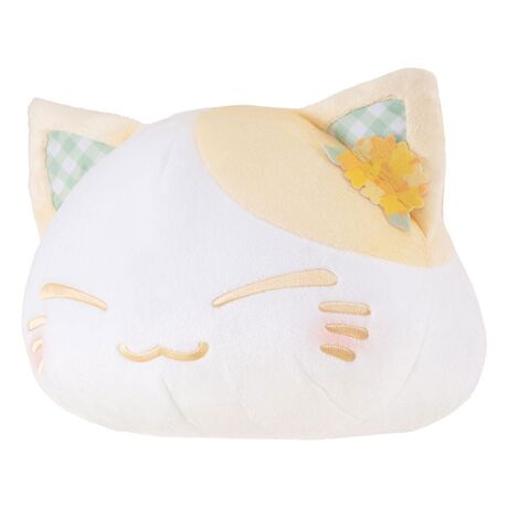 Nemuneko Cat Plush Rape Flower Patern Ear Yellow 30cm