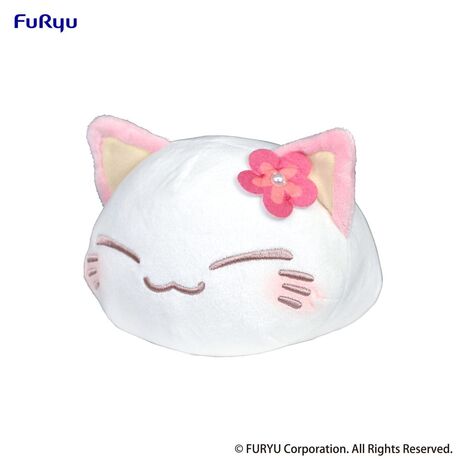 Nemuneko Cat Plush Figure Pink