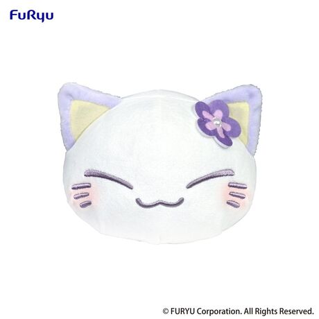 Nemuneko Cat Plush Figure Purple