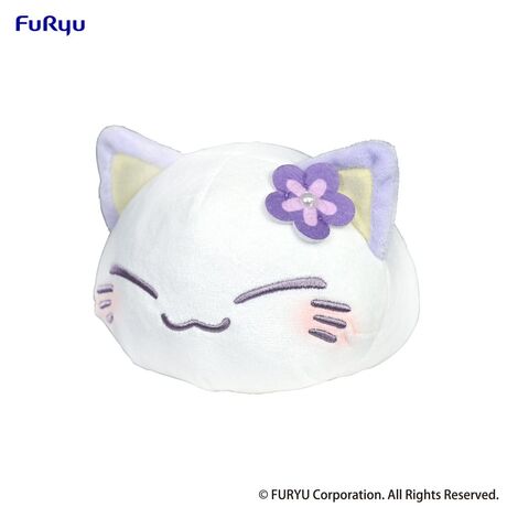 Nemuneko Cat Plush Figure Purple